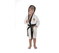 Albornoz Unisex Valencia C.F. Infantil Blanco (6/8)