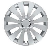 Albrecht 14 pulgadas plata Embellecedores para llantas de acero, Embellecedores de ruedas Sky Made in EU - Sólo genuino en el embalaje de Albrecht