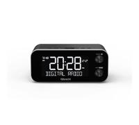 Albrecht DR 455 Radio Despertador Dab+ y FM | Función de Alarma ASA para notificaciones de Seguridad | Pantalla de 5 Pulgadas desconectable | Crescendo & Snooze