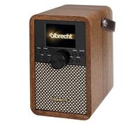 Albrecht DR 710 - Radio Digital portátil Dab+ con Sonido cristalino y alertas ASA, BT 5.3, batería de 2000 mAh, transmisión de música a través de Smartphone, Tarjeta SD y USB