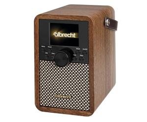 Albrecht DR 710 - Radio Digital portátil Dab+ con Sonido cristalino y alertas ASA, BT 5.3, batería de 2000 mAh, transmisión de música a través de Smartphone, Tarjeta SD y USB