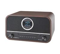 Albrecht DR790CD Radio Digital Dab+, 27790, multifunción, Incluye Reproductor de CD y Bluetooth, Carcasa de Madera en marrón Oscuro