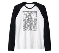 Albrecht Durer Vintage The Flaming Sword Camiseta Manga Raglan