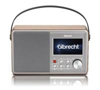 Albrecht Radio Digital DR 862 Dab+ con FM | manejo intuitivo | Fuentes Grandes | Modo cómodo activable Evita el Mal Funcionamiento | Mensajes de Advertencia ASA | Funcionamiento con batería o Red |