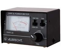 Albrecht Reflector SWR 30 / Power-Meter Código 4412 - Medidor de potencia SWR y potencia - Gris - Analógico - Para profesionales y entusiastas de radio con experiencia - Masculino - Todos los públicos