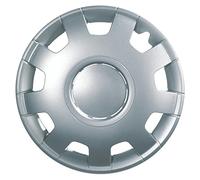 Albrecht tapacubos 14 pulgadas plata para llantas de acero - Tapacubos Alfa de plástico de alta calidad con barnizado - Duradero en el embalaje original de Albrecht - Fabricado en la UE