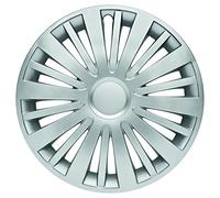 Albrecht tapacubos 15 Pulgadas Plata para Llantas de Acero - Tapacubos Vegas Nylon Lux de plástico Barnizado - Duradero en el Embalaje Original de Albrecht