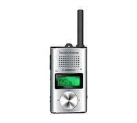 Albrecht Tectalk Deluxe, 29895, PMR446 - Walkie-talkies con Funda Protectora y Cable de Carga USB-C, Alcance de hasta 10 km