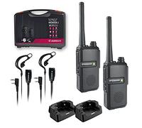 Albrecht Tectalk Worker 3 2 29825 PMR - Juego de 2 radios manuales, Color Negro
