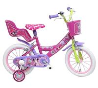 albri Niña de 14 Pulgadas, Bicicleta Disney Minnie, Rosa
