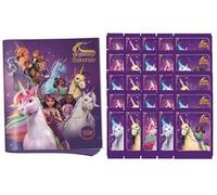 ALBUM + 25 sobres UNICORNIO Colección de 2026 son cromos (de pegar) de la serie de TV