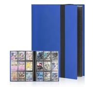 Álbum 360 Cartas con Correas Elásticas, Apertura Lateral Segura y Protección Antiarañazos para Pokémon/Yu-Gi-Oh!, Almacenamiento Duradero en Material PP