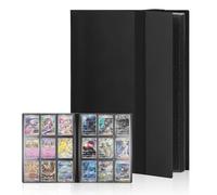 Álbum 360 Cartas con Correas Elásticas, Apertura Lateral Segura y Protección Antiarañazos para Pokémon/Yu-Gi-Oh!, Almacenamiento Duradero en Material PP