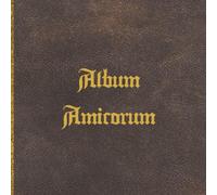 Album Amicorum: A 150 Page Autograph, Memory & Guest Book | Keepsake Scrapbook for Messages, Signatures & Photos | Ideal for School Leavers, ... 8.25 inch; Paperback Edition; Cream Interior