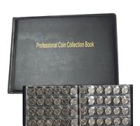 Álbum archivador para monedas de colección, 240 bolsillos, archivo para coleccionistas