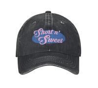 Álbum Carpenter Short N' Sweet, Gorras de béisbol para Hombre y Mujer, Gorras desgastadas lavadas, Corbatas Vintage para Actividades al Aire Libre, Sombreros de Regalo