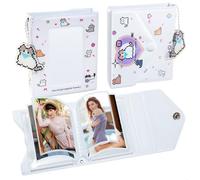 Album Cartas, Album Toploader, Binder TCG, 16 Páginas Interiores Pueden Contener 32 Espacios Para Tarjetas Del Tarjetero, Apto Para Todas Las Tarjetas de Tamaño Estándar Del Mercado, 11 * 8,8 * 2,5CM