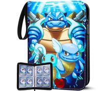 Album Cartas,Card Binder Coleccionables 400 Cartas 50 Paginas,PU Impermeable,Para Tarjetas Juego Deportes Recopilar,Regalo para Niños y Adultos