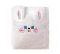 Álbum co | A6 Archivador de peluche conejo con 10 páginas interiores - Libro portatarjetas de cartón, para tarjetas, parejas, coleccionistas, viajes, bodas