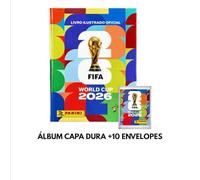 Álbum Copa Do Mundo 2026 Capa Dura + 10 Envelopes FIFA Word Cup 2026