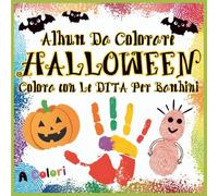 Album Da Colorare Halloween: Colora Con Le Dita Per Bambini