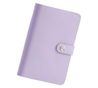 Álbum de 50 bolsillos para billetes de banco de 7 x 5 pulgadas, libro de almacenamiento para dinero, documentos, colección de boletos, cuaderno recargable