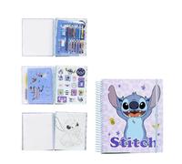 Albúm de actividades coloreable de stitch - color azul claro - 22 x 2