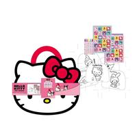 Álbum de Actividades Coloreable Hello Kitty -Con Stickers- Pinturas y Hojas para Colorear- Ideal para Niñas Creativas que Disfrutan Pintar