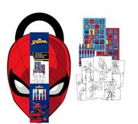 Álbum de Actividades Coloreable Spiderman - Libro Infantil con Stickers, Pinturas y Hojas para Colorear del Hombre Araña, Ideal para Niños Fans de Marvel que Aman Dibujar, Jugar y Crear