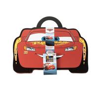 Álbum de Actividades para Colorear Cars Niño y Niña - Set Creativo Disney Pixar con Carpeta Maletín Rayo McQueen, Láminas para Pintar y 6 Ceras de Colores, Manualidades y Regalo