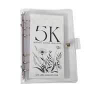 Álbum de ahorro de dinero en efectivo, álbum mensual de ahorro de dinero, 2500 compartimentos, gran capacidad, sobre para ahorrar dinero