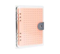 Álbum de almacenamiento portátil de 6 páginas para alfileres y pendientes, práctico y resistente, de fieltro, talla única, como se describe