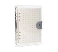 Álbum de almacenamiento portátil de 6 páginas para alfileres y pendientes, práctico y resistente, de fieltro, talla única, como se describe