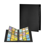 Álbum de cartas coleccionables, 630 bolsillos, transparentes, 35 páginas por 18 bolsillos por página, carpeta impermeable para álbumes de cartas coleccionables para tarjetas