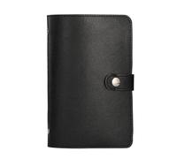 Álbum de colección de dinero de papel con 50 bolsillos, soporte de cuero, para colección de monedas, libro de almacenamiento, planificador de 7 x 4.5 pulgadas