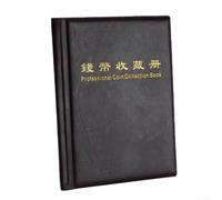 Álbum de colección de monedas para 36 piezas, elegante diseño de caja redonda, perfecto para mostrar tus tesoros (marrón)