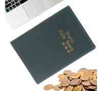 Álbum De Colección De Piezas - Organizador De 120 Bolsas,Cuaderno Portamonedas | Para Preservación Visualización Del Museo Curso De Historia Proyecto Escolar