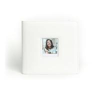 Álbum de correa hueca con capacidad para 288 fotos para Polaroid Go, libro de almacenamiento instantáneo con páginas interiores, recuerdo de memoria (blanco)