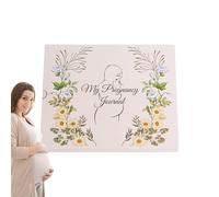 Álbum de embarazo diario para embarazadas, versátil tapa dura, anuncios para mujeres, utilidad multiuso diario | Multipropósito al aire libre para interiores