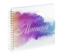 Hama Álbum de espiral Watercolor Moments 28 x 24 cm 50 páginas en blanco