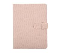 Álbum de Fotos 128 Bolsillos, Cuero PU, 32 Páginas; álbum vintage - Alta Transparencia 99%, Cierre Seguro, Para Cámaras Instantáneas y Recuerdos (Hola rosa claro)