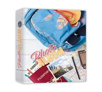 Álbum de fotos, 300 bolsillos para fotos 12 x 18/13 x 18/13 x 19/13 x 20 (5 x 7) - Memo + portapanegativos + portacd/Dvd - Cubiertas modernas 4 fantasías a elegir (Backpack)
