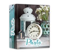 Álbum de fotos, 300 fundas para fotografías de 12 x 18/13 x 18/13 x 19/13 x 20 (5 x 7) - Memo + portanegativos + portacd/DVD - Cubiertas modernas 4 diseños a elegir (SHABBY)