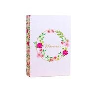 Álbum de fotos 4×6, 300 con área escritura Libro ilustrado grande cubierta papel artesanal adecuado for bodas y viajes para Foto(Color 2)