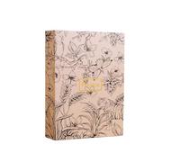 Álbum de fotos 4×6, 300 con área escritura Libro ilustrado grande cubierta papel artesanal adecuado for bodas y viajes Para Oficina(Color 3)