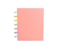 Álbum de fotos 4 bolsillos, carpeta hojas sueltas 3 pulgadas, colección tarjetas Star Chaser Idol con clips en forma corazón(Pink 20Pages)