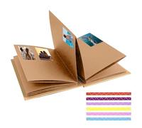 Álbum de fotos Acordeón - Accesorios De Scrapbooking Extensibles, Álbum Plegable Hecho A Mano | Para Fotógrafos Periodistas Artísticos Organizadores De Boda Shower Reuniones Familiares