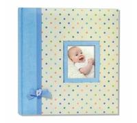 Álbum de Fotos Bebés Bebé Kara Azul 20 Hojas 24X24 Con Tela