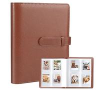Álbum de Fotos con 256 Bolsillos para Fujifilm Instax Mini LiPlay 11 12 9 8+ 8 7S Cámara instantánea, Portafotocartas para Impresora de cámara instantánea Polaroid (Marrón)
