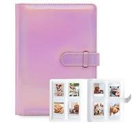 Álbum de Fotos con 256 Bolsillos para Fujifilm Instax Mini LiPlay 11 12 9 8+ 8 7S Cámara instantánea, Portafotocartas para Impresora de cámara instantánea Polaroid (Rosa mágico)